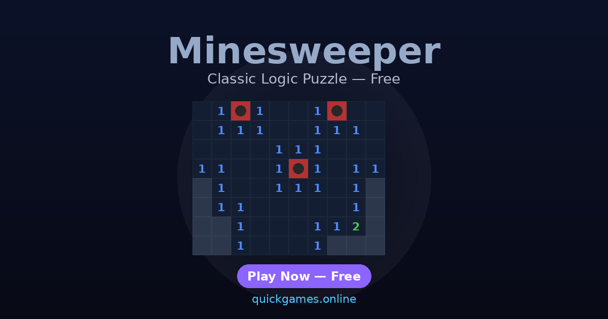 Minesweeper — Play Free Online | Quick Games